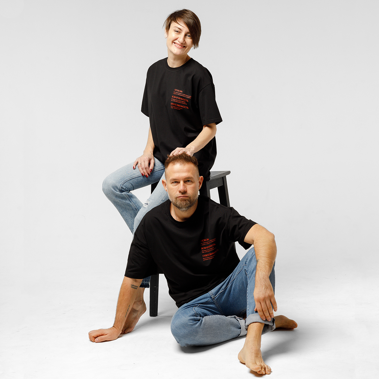 Футболка модель Оверсайз размер L