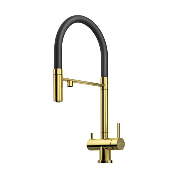 Смеситель 2в1 OMOIKIRI 4994461 Kanto-2 Plus-SBLG-BL 