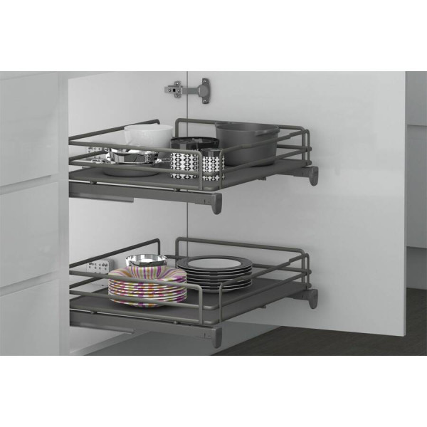 Выдвижная корзина INOXA ELLITE 5202ENPDY/60-50PCCH 