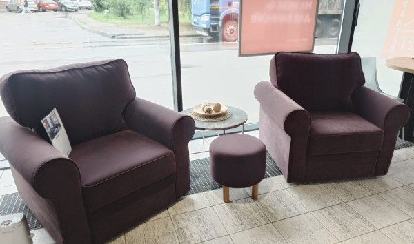 Комплект из 2-х кресел с пуфом SANTORINI 15