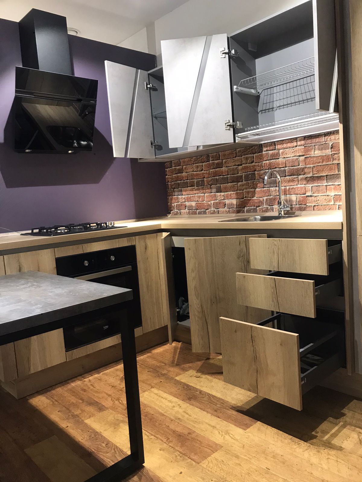 Кухонный гарнитур Стоун Вуд