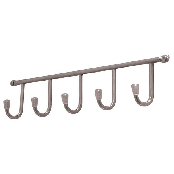 Вешалка PAG05C (38196014) L=340мм с 5-ю крючками