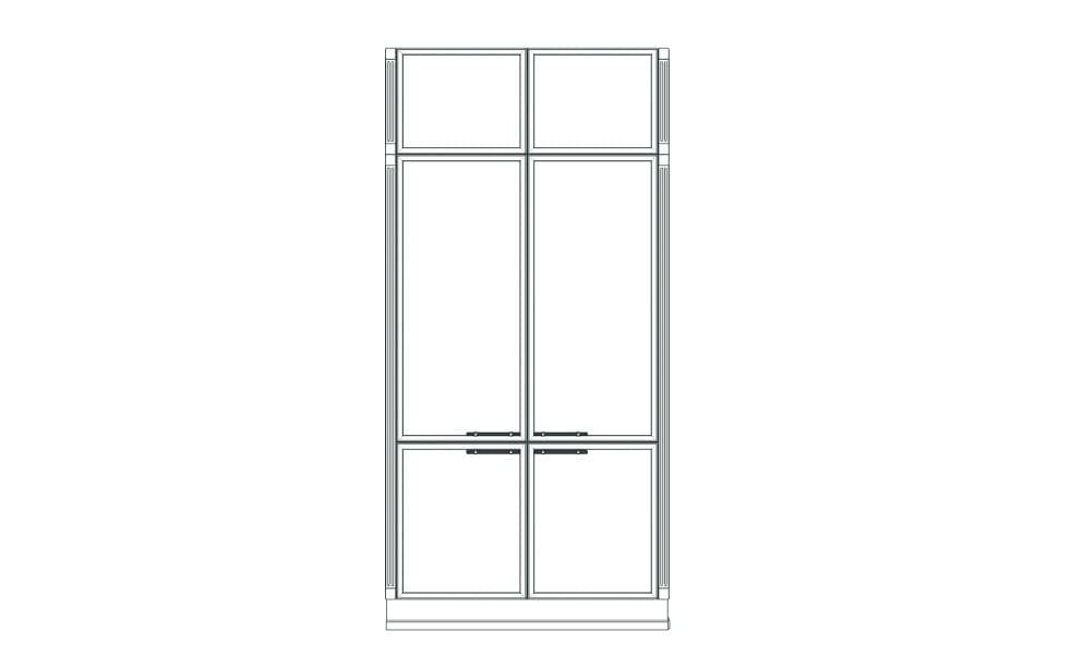 Шкаф распашной Vienna