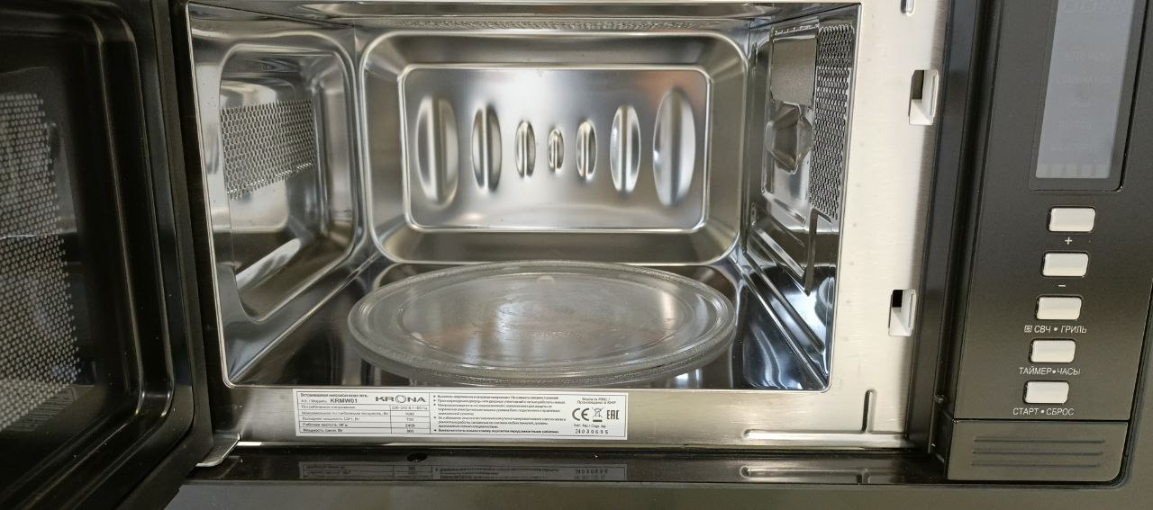 Встраиваемая микроволновая печь KRONA LAUNE 60 BL K/KRMW01  