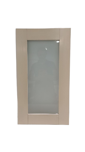 Фасад кухонный со стеклом 72.40 СТ Бежевый (лак)