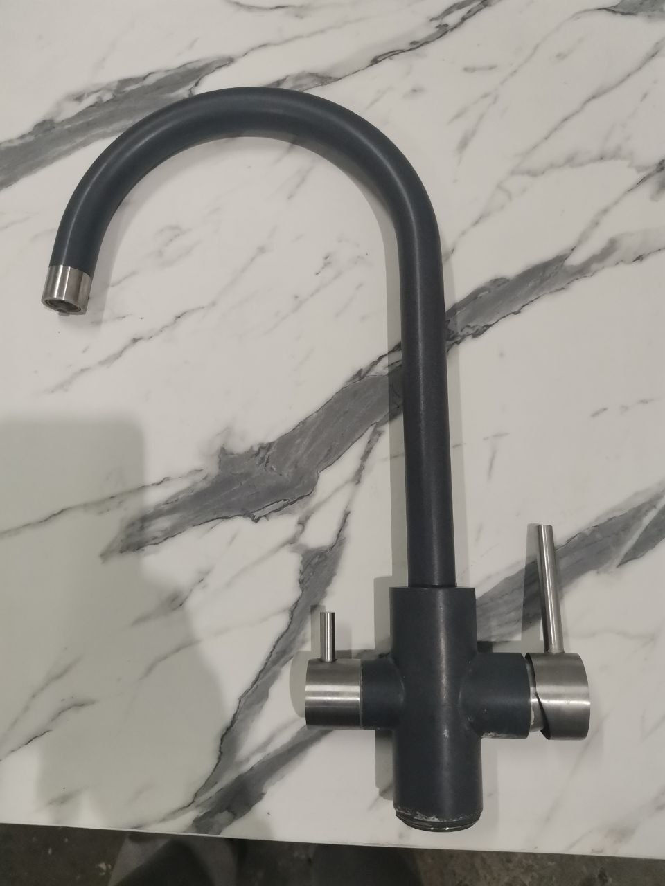 Смеситель 2в1 FLORENTINA 333.13Н.2123.102 Клио Черный 