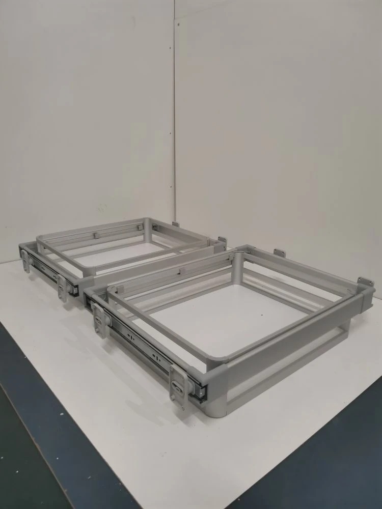 Комплект 2х корзин выдвижных для одежды STARAX S-6226-G 