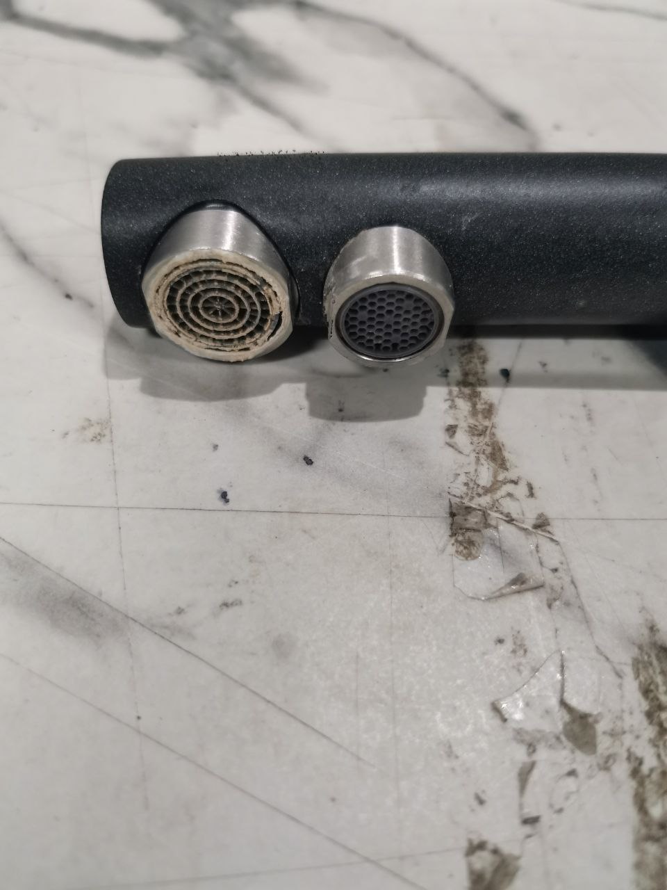 Смеситель 2в1 FLORENTINA 333.40H.2123.102 Альдо Черный 