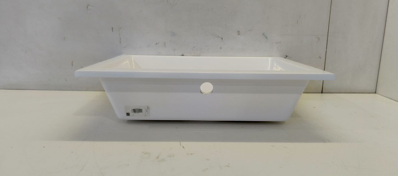 Раковина ЦВЕТ И СТИЛЬ Мария 56 врезная с переливом 560х400 мм 