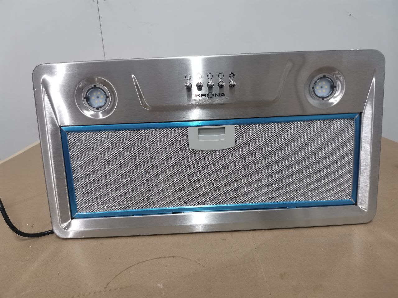 Вытяжка встраиваемая KRONA KATE 600 INOX PB K 