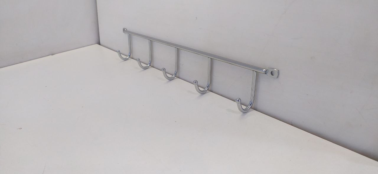 Вешалка PAG05C (38196014) L=340мм с 5-ю крючками