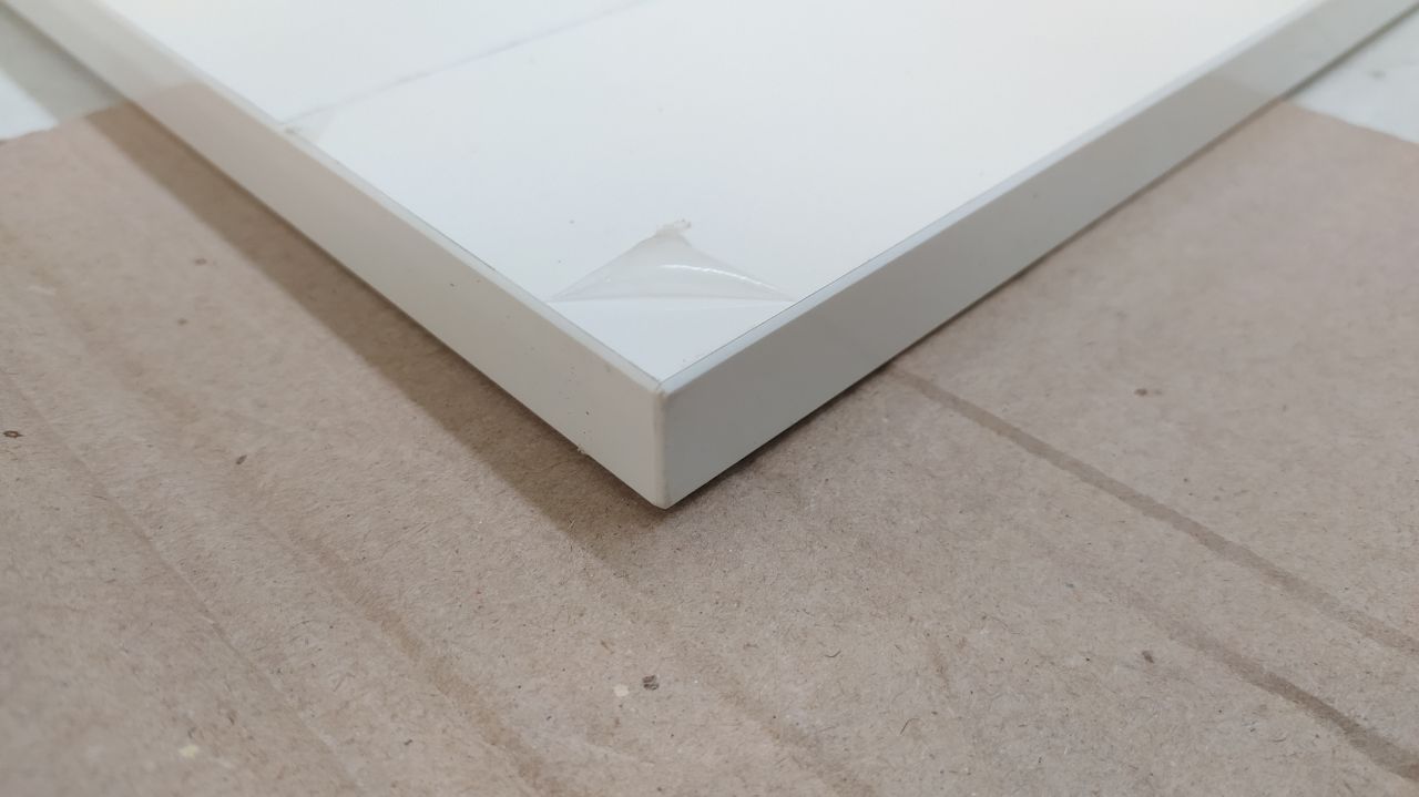 Фасад кухонный со стеклом 72.40 СТ Белый скандинавский (лак)