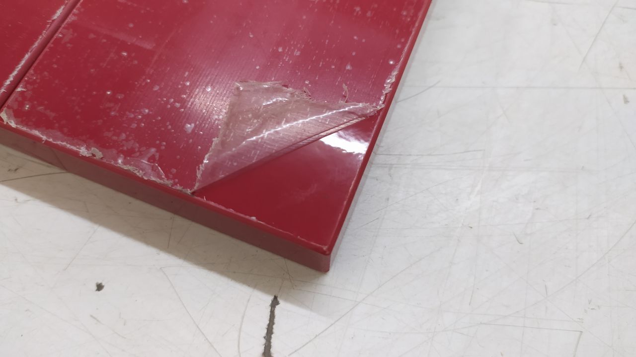 Фасад кухонный со стеклом 72.40 СТ Винный красный (лак)