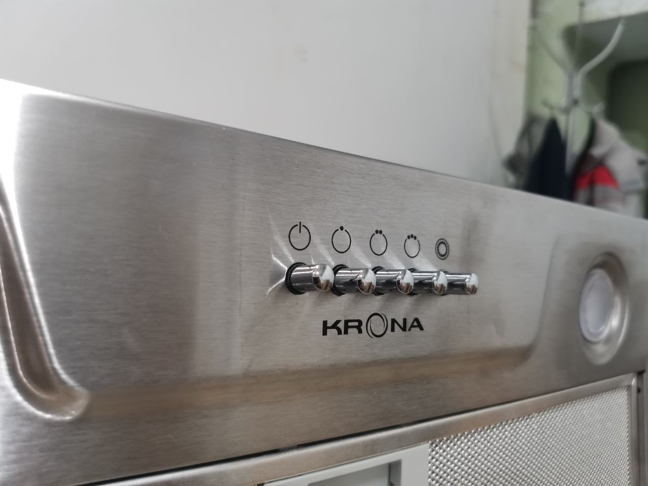 Вытяжка встраиваемая KRONA KATE 600 INOX PB K 
