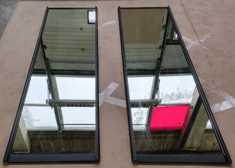 Дверные створки купе Зеркало (В.2168 Ш.1282) 2шт.