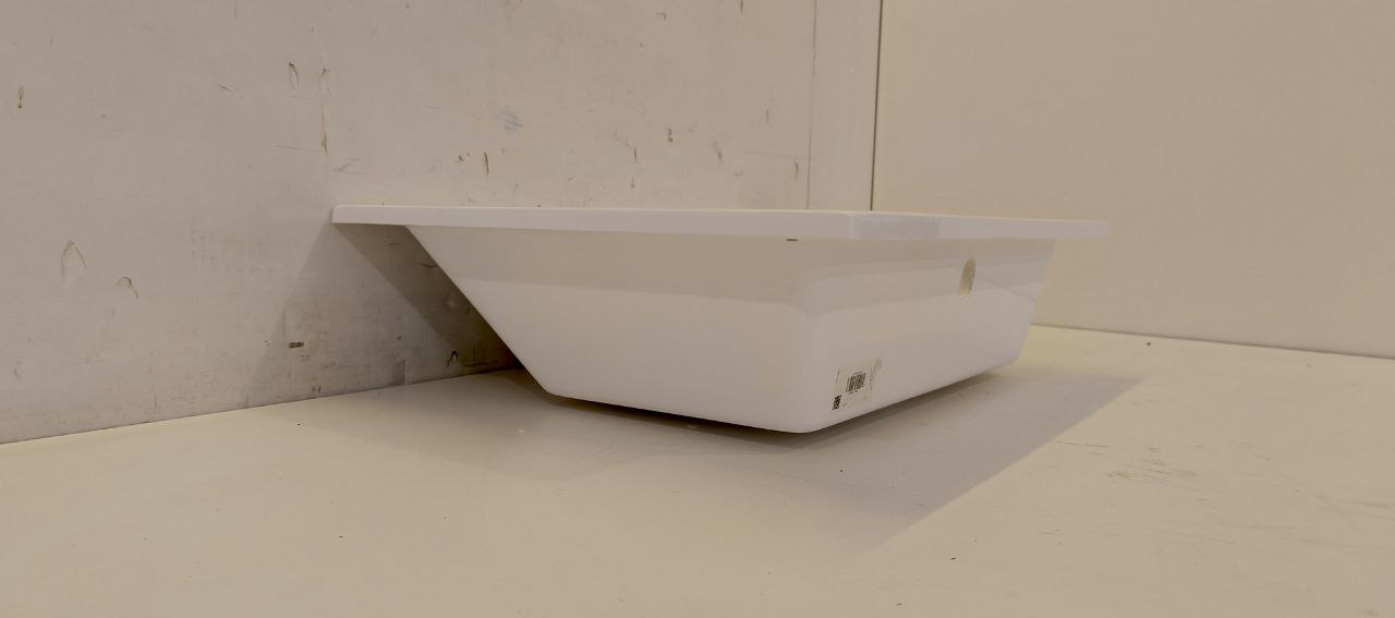 Раковина ЦВЕТ И СТИЛЬ Мария 56 врезная с переливом 560х400 мм 