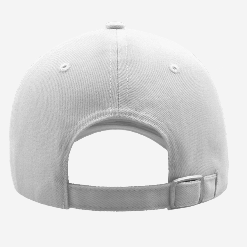 Бейсболка "Мария". Белая с красным логотипом