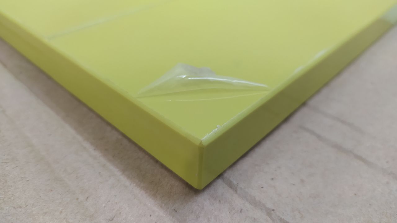 Фасад кухонный со стеклом 72.40 СТ Салатовый (лак)