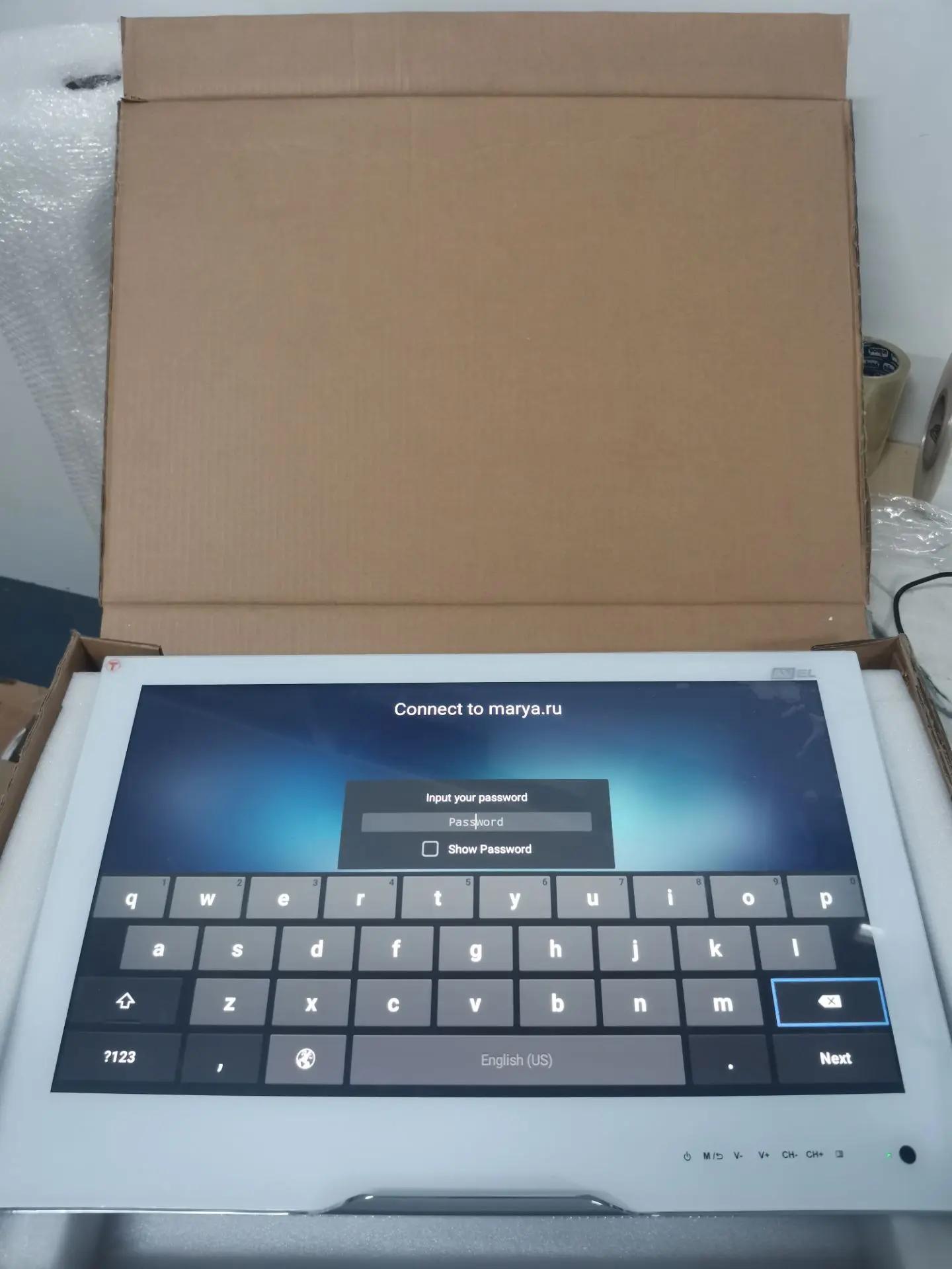 Встраиваемый телевизор для кухни AVIS AVEL AVS240WSWF Black Smart TV 