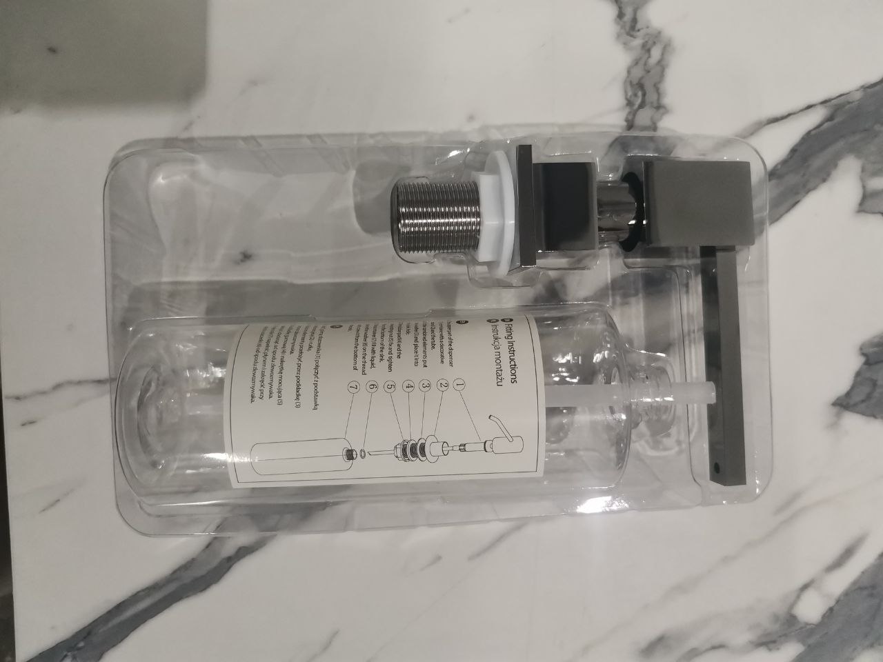 Дозатор для моющего средства Alveus Kork Anthracite 1135544 