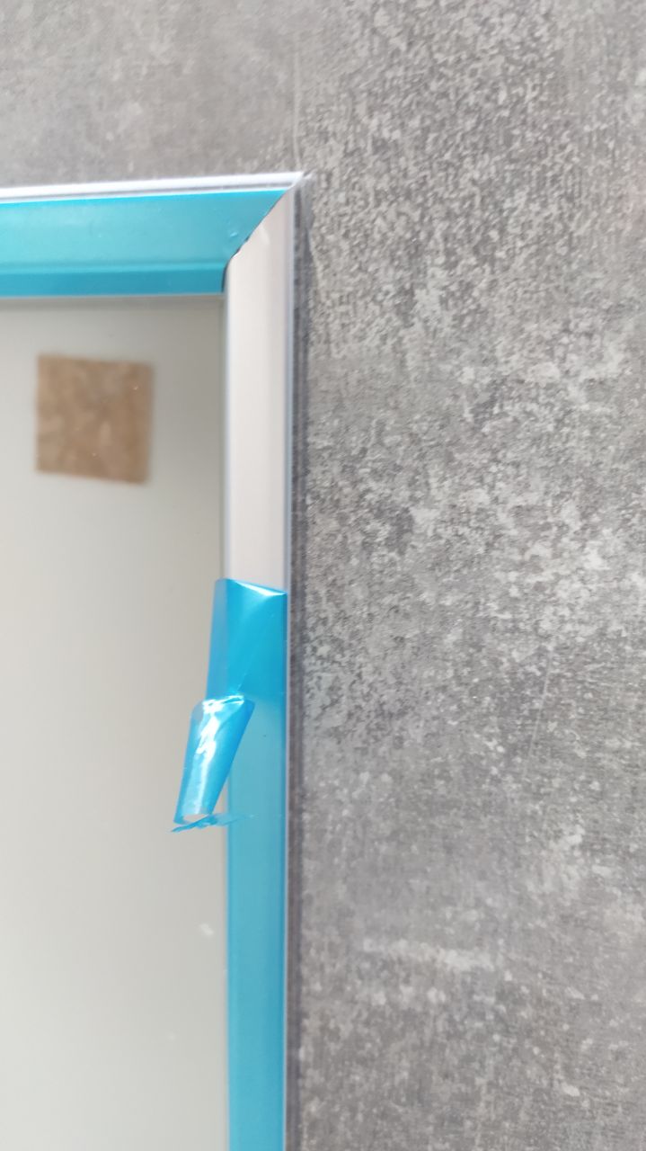 Фасад кухонный со стеклом  72.60 СТ, Бетон