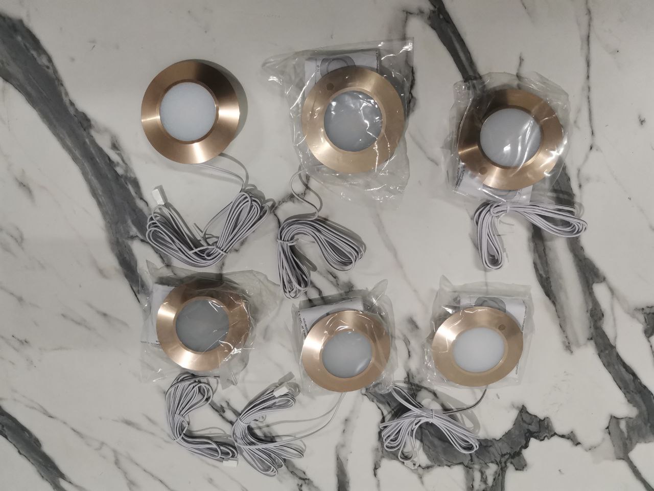 Комплект 3х врезных светильников МКМ KIT3 HW.005.101 (2 компл)