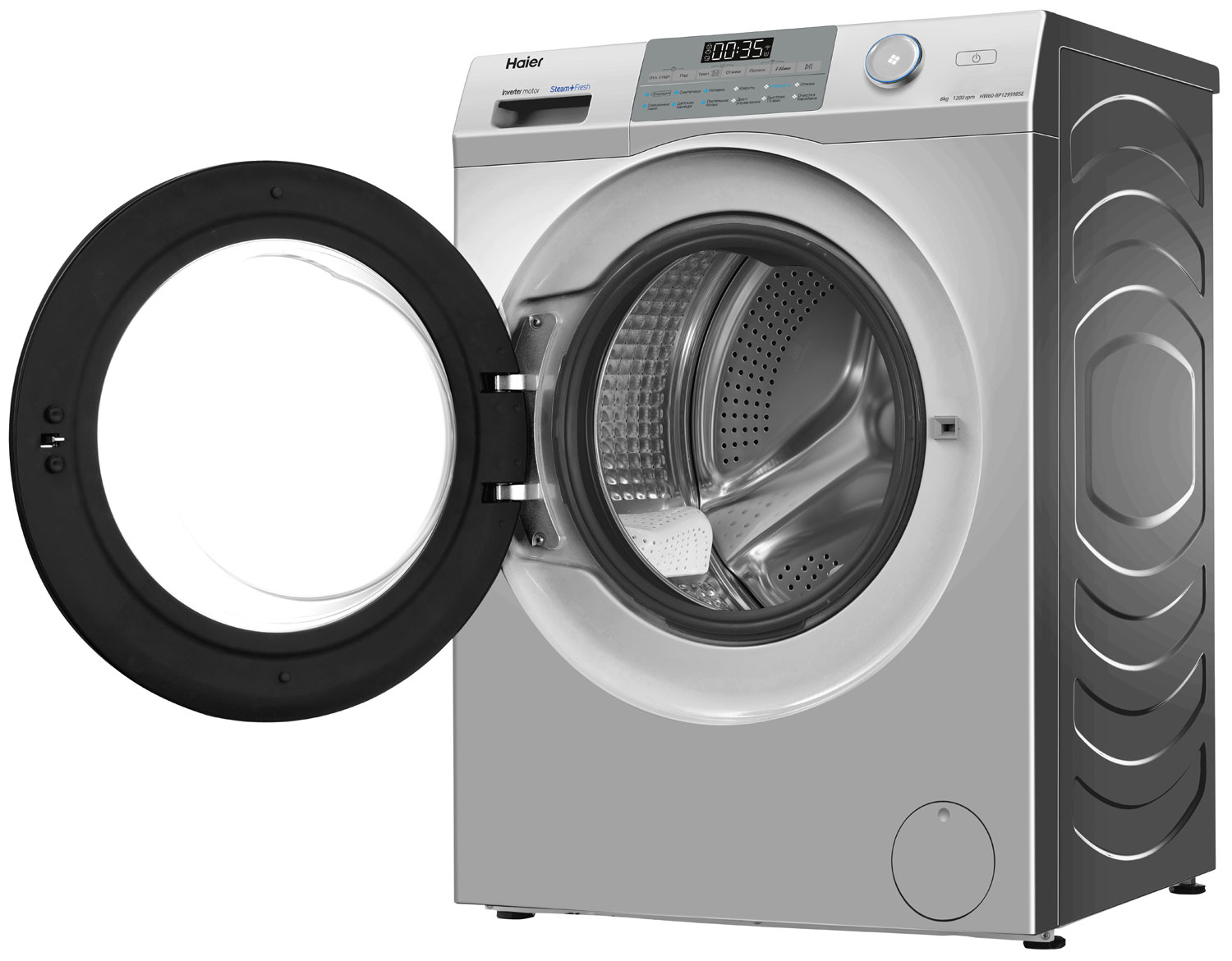 Отдельностоящая стиральная машина HAIER HW60-BP12959BS 