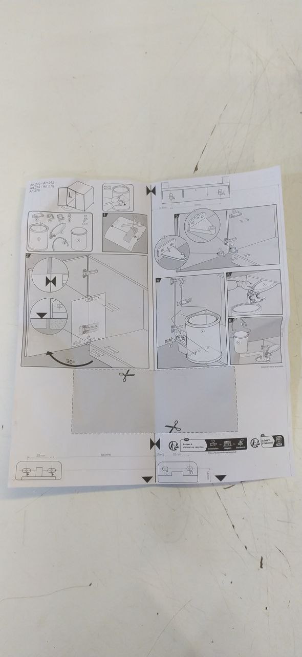 Ведро для отходов ALVEUS 224308 ALBIO  