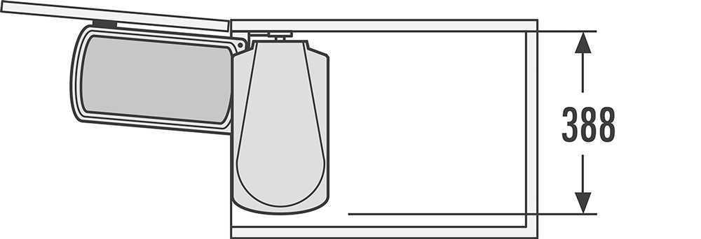 Контейнер HAILO 3418-10 Oko Flex 18л