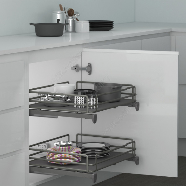 Выдвижная корзина INOXA ELLITE 5202ENPDY/60-50PCAR 