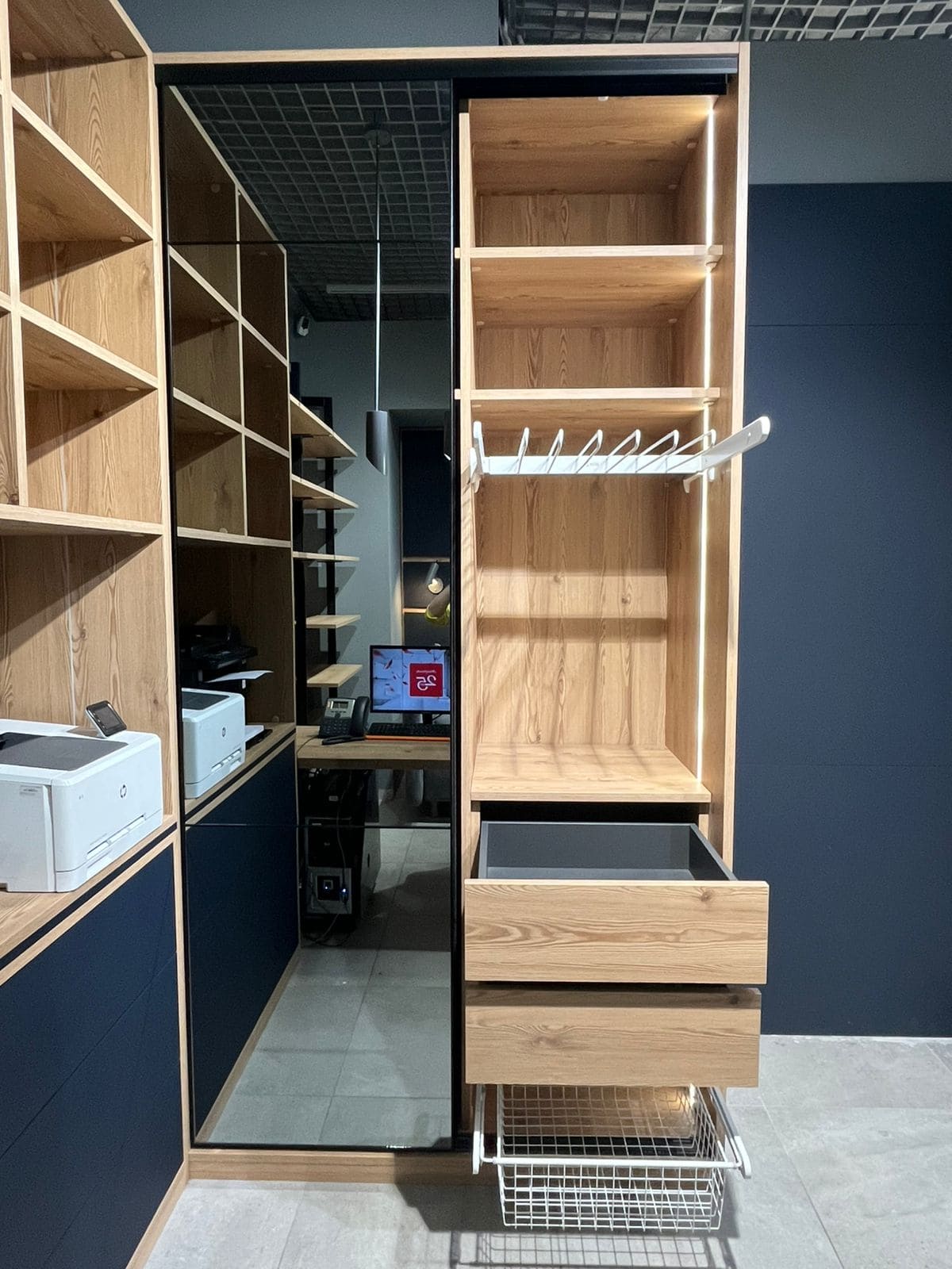 Шкаф-купе угловой Mix