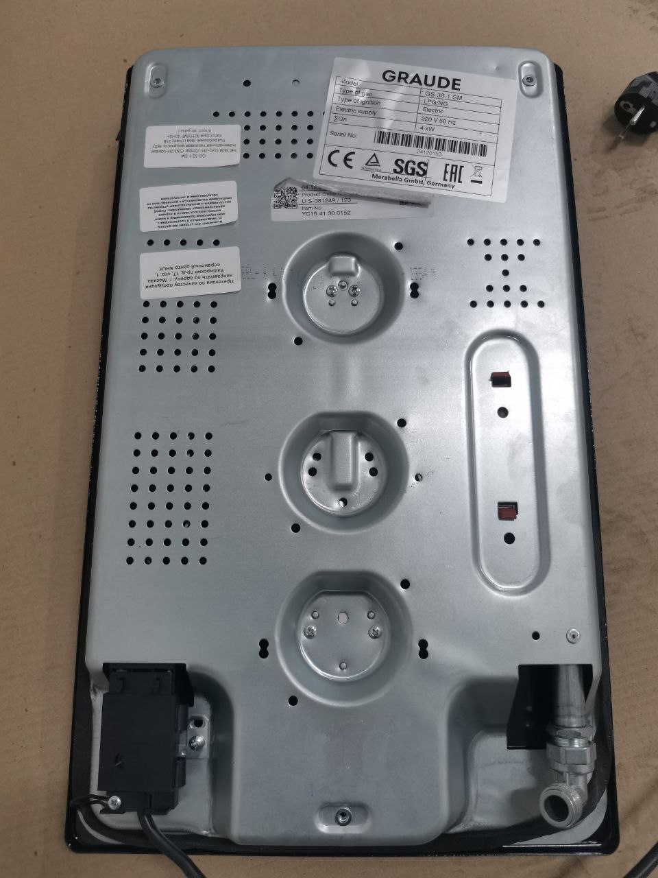 Варочная панель газовая GRAUDE GS 30.1 SM