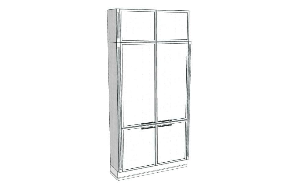 Шкаф распашной Vienna