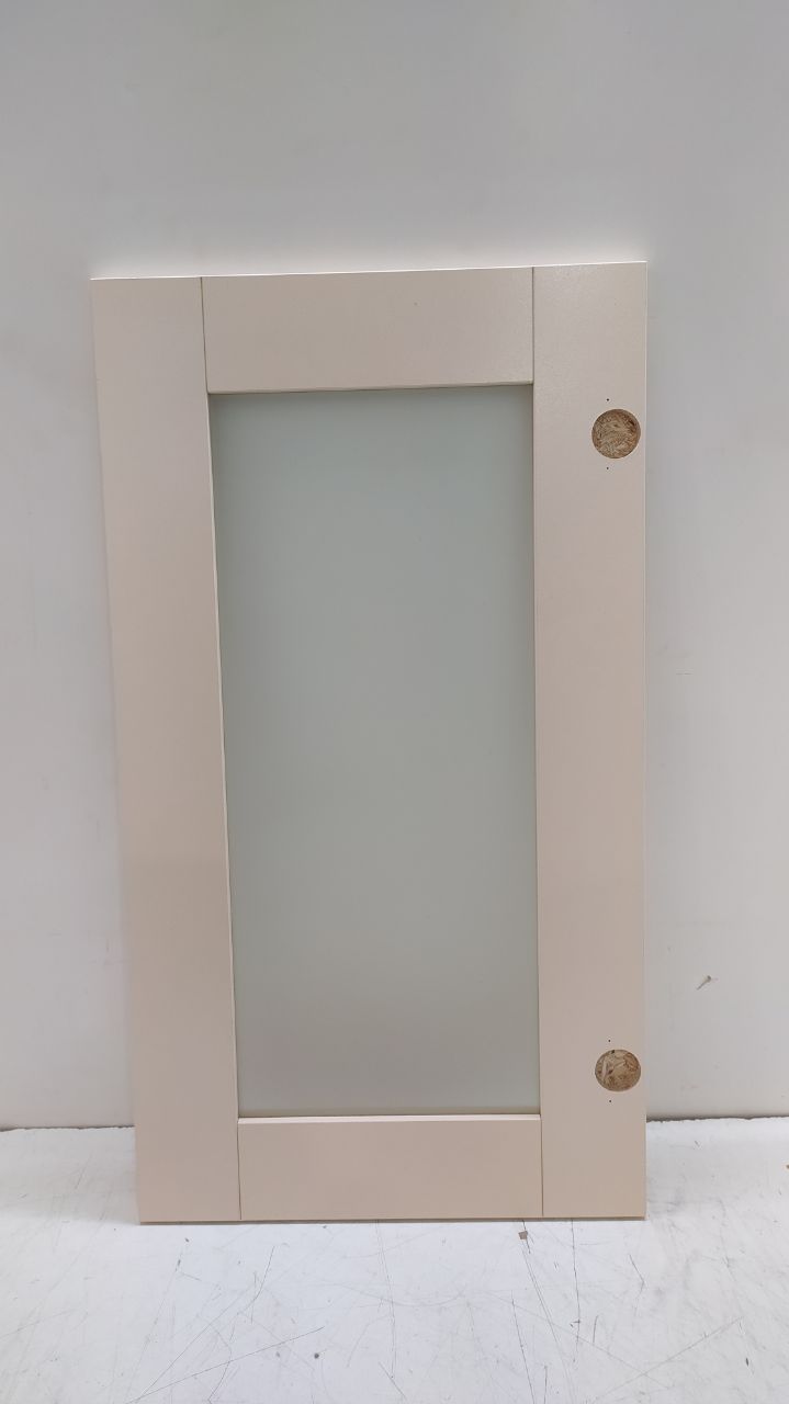 Фасад кухонный со стеклом 72.40 СТ Бежевый (лак)