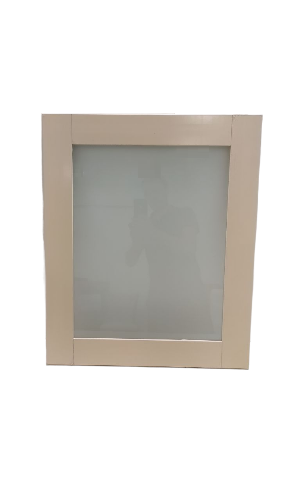 Фасад кухонный со стеклом 72.60 СТ Бежевый (лак)