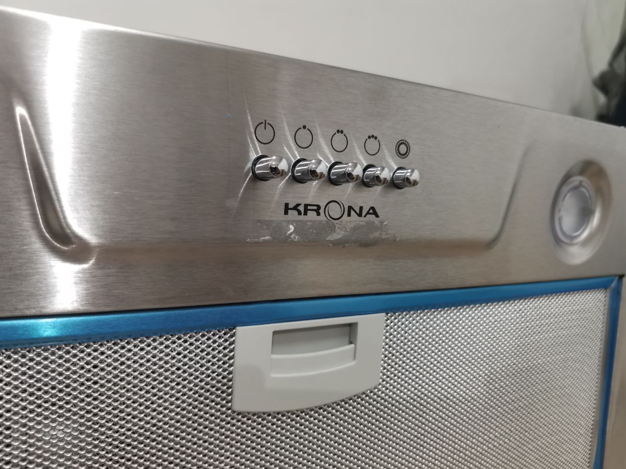 Вытяжка встраиваемая KRONA KATE 600 INOX PB K 