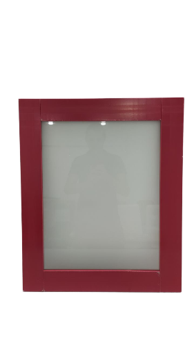 Фасад кухонный со стеклом 72.60 СТ Винный красный (лак)