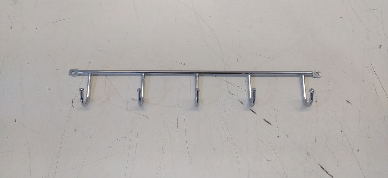 Вешалка PAG05C (38196014) L=340мм с 5-ю крючками