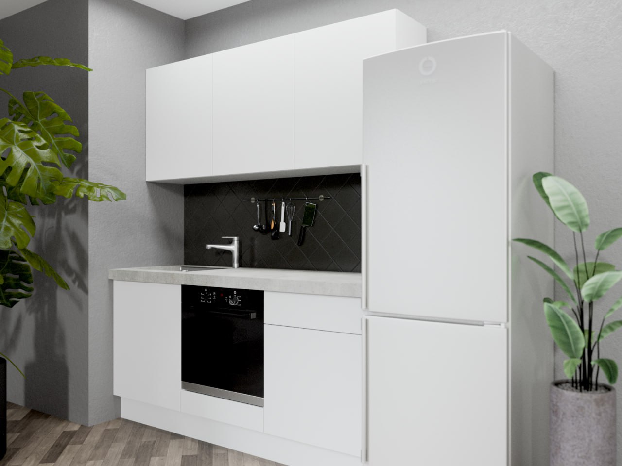 Кухонный гарнитур Tokyo Minimal IIIW